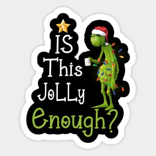 Is this jolly enough Noel merry christmas Sticker